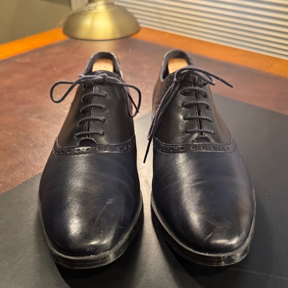 Cole Haan Black Leather Oxfords Size 10M